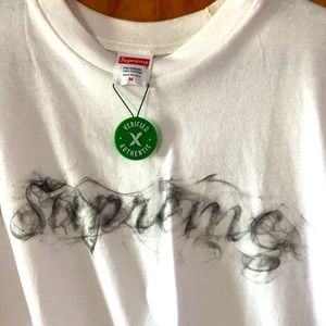 White Supreme Smoke Tee